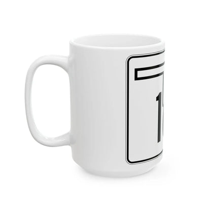 Oklahoma State Highway 165 (Oklahoma) (Road Sign) White Coffee Mug - Go Mug Yourself