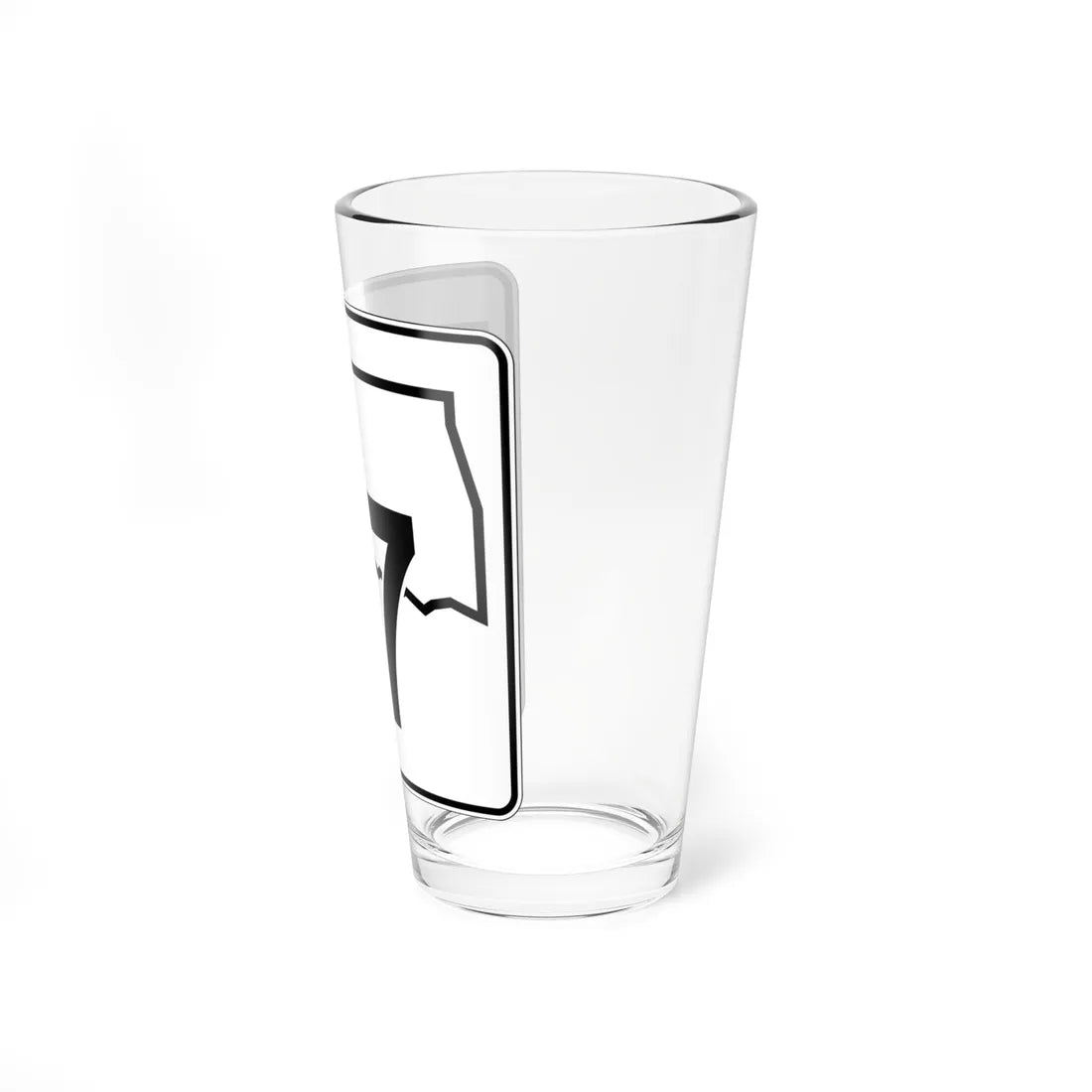 Oklahoma State Highway 17 (Oklahoma) (Road Sign) Pint Glss 16oz - Go Mug Yourself