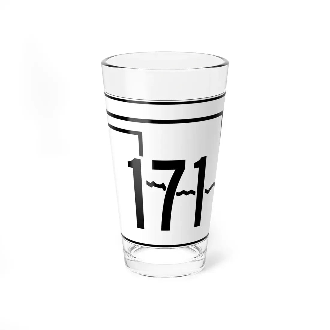 Oklahoma State Highway 171 (Oklahoma) (Road Sign) Pint Glass 16oz 16oz - Go Mug Yourself