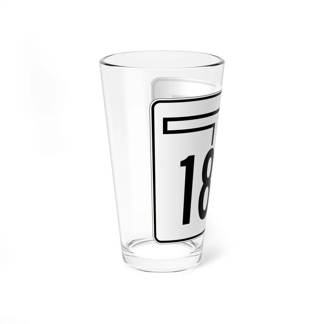 Oklahoma State Highway 183A (Oklahoma) (Road Sign) Pint Glss 16oz - Go Mug Yourself