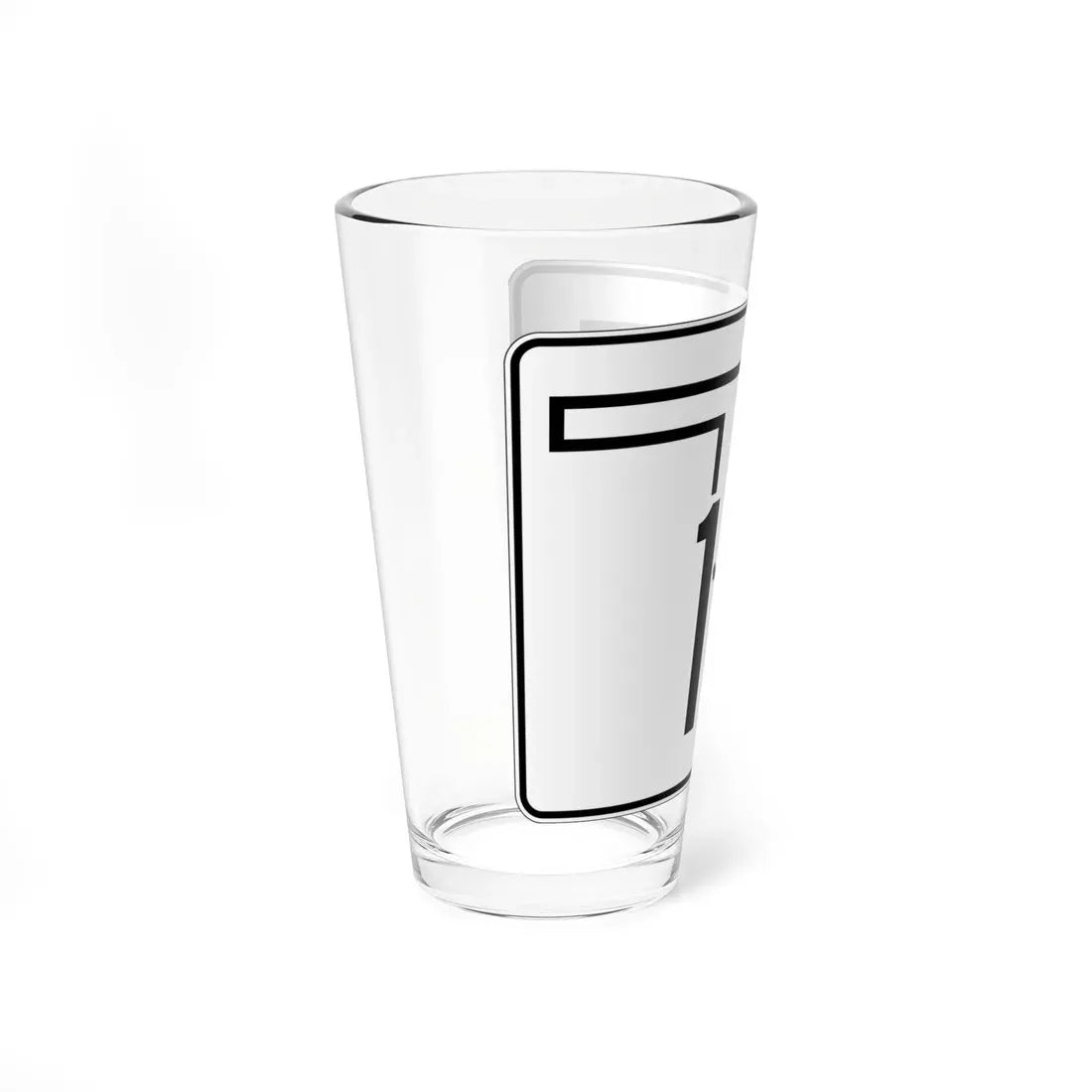 Oklahoma State Highway 18B (Oklahoma) (Road Sign) Pint Glass 16oz - Go Mug Yourself