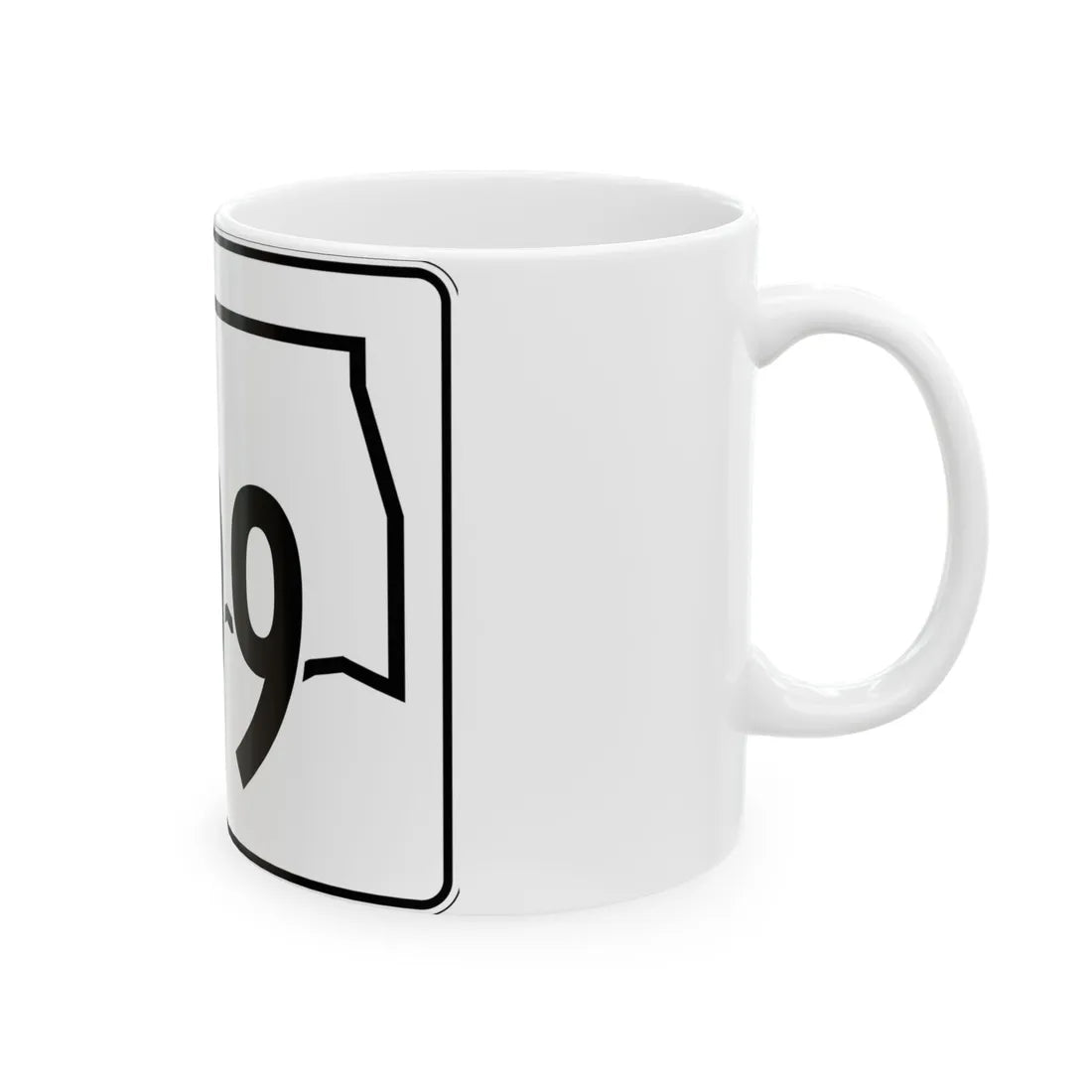 Oklahoma State Highway 199 (Oklahoma) (Road Sign) White Coffee Mug - Go Mug Yourself