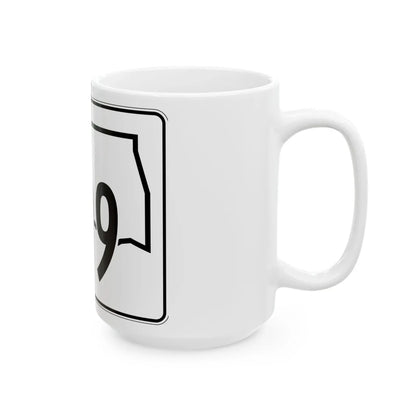 Oklahoma State Highway 199 (Oklahoma) (Road Sign) White Coffee Mug - Go Mug Yourself