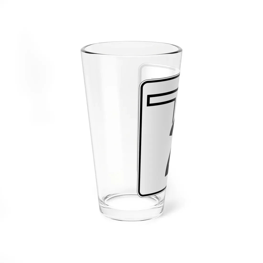 Oklahoma State Highway 2 (Oklahoma) (Road Sign) Pint Glass 16oz - Go Mug Yourself
