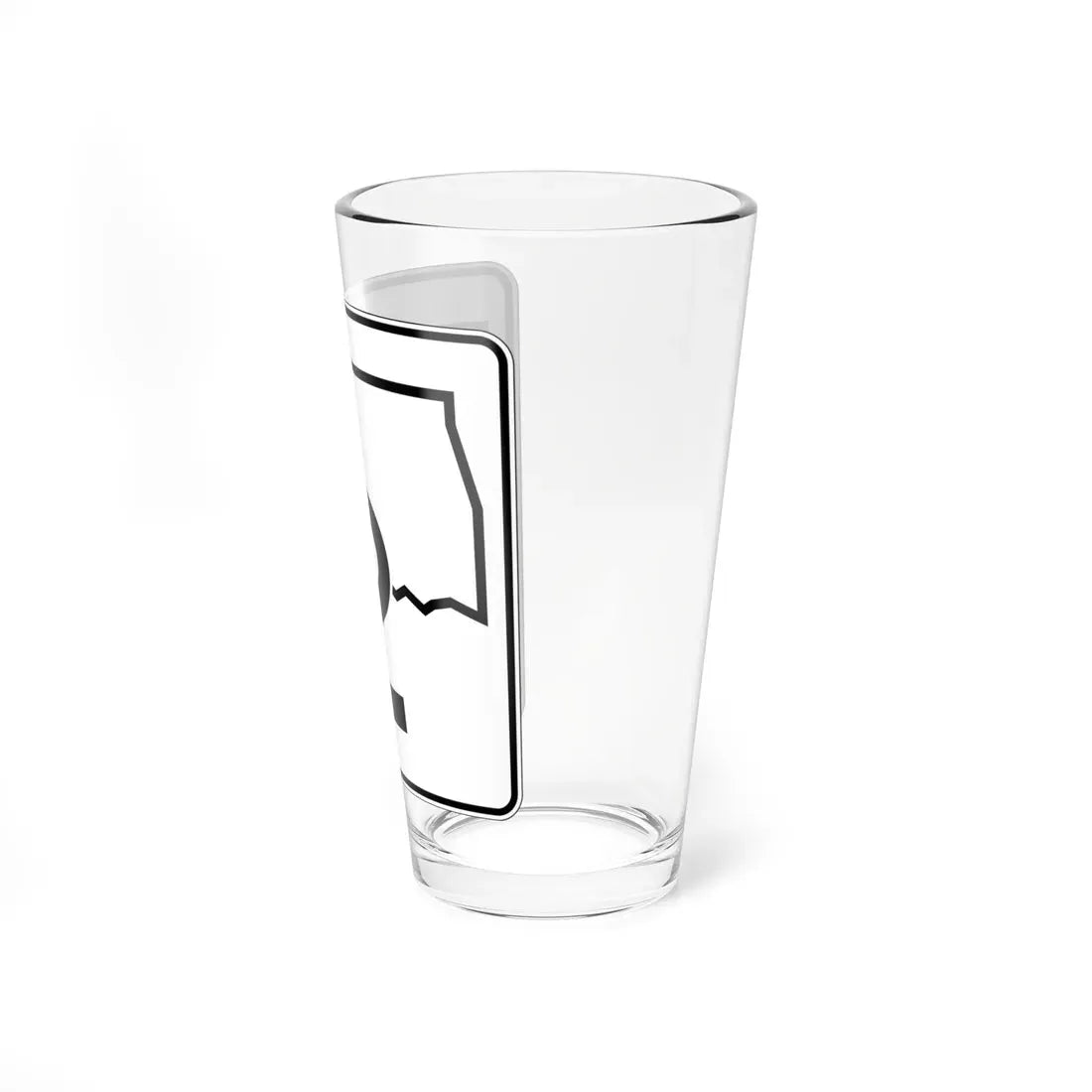 Oklahoma State Highway 2 (Oklahoma) (Road Sign) Pint Glass 16oz - Go Mug Yourself