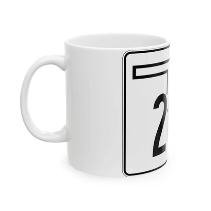 Oklahoma State Highway 209 (Oklahoma) (Road Sign) White Coffee Mug - Go Mug Yourself