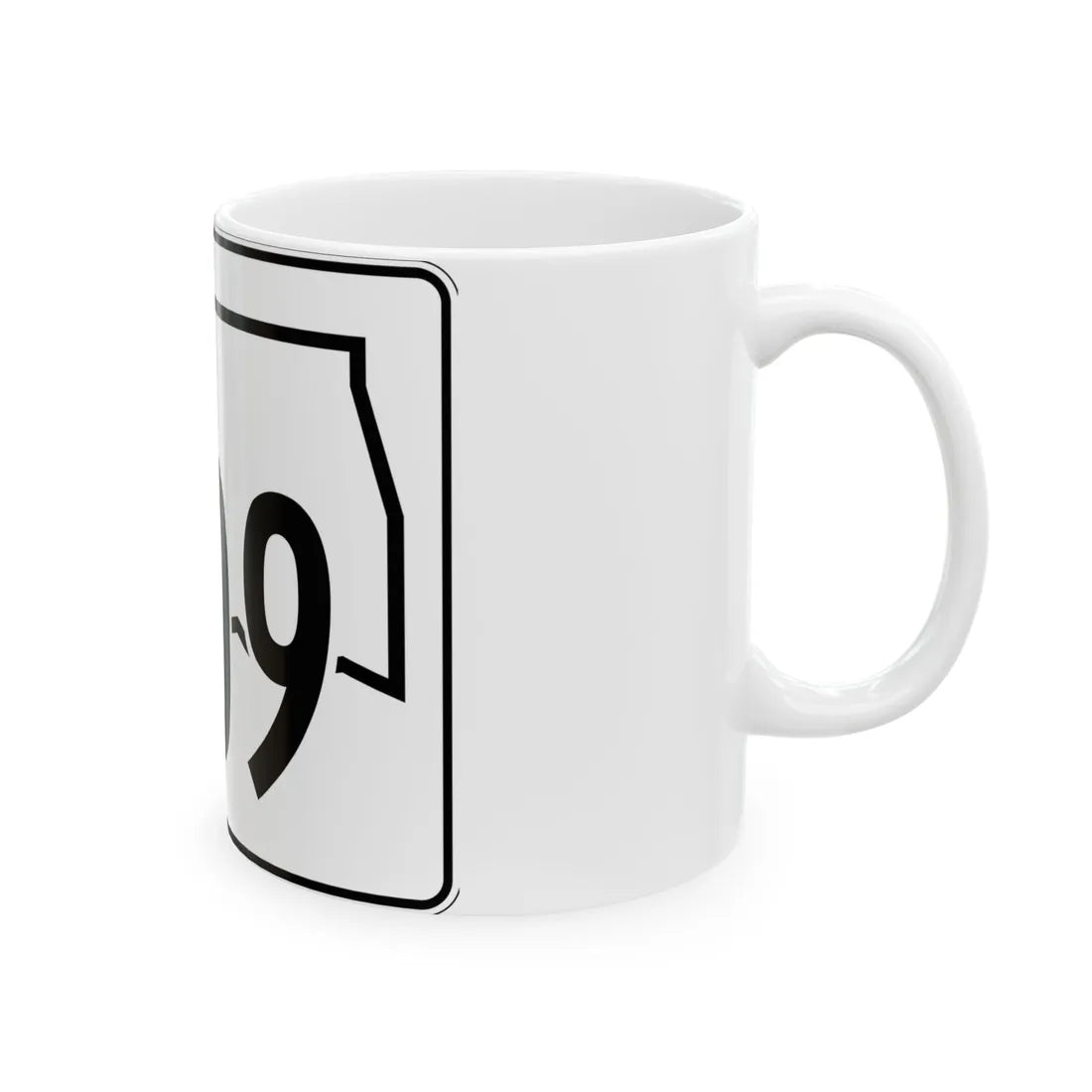 Oklahoma State Highway 209 (Oklahoma) (Road Sign) White Coffee Mug - Go Mug Yourself