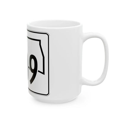 Oklahoma State Highway 209 (Oklahoma) (Road Sign) White Coffee Mug - Go Mug Yourself