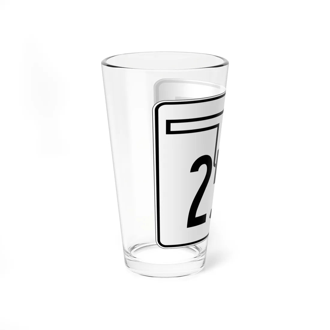 Oklahoma State Highway 251A (Oklahoma) (Road Sign) Pint Glss 16oz - Go Mug Yourself