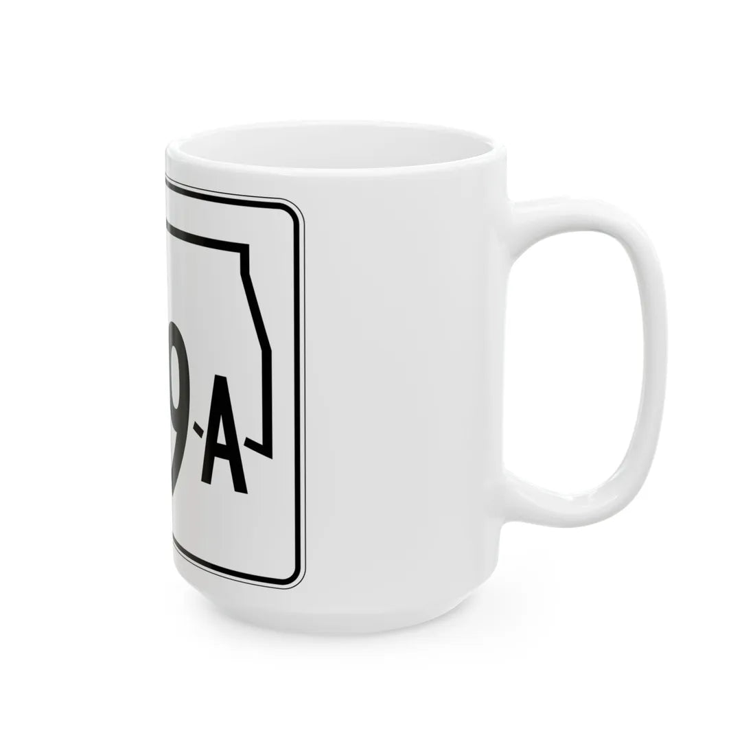 Oklahoma State Highway 259A (Oklahoma) (Road Sign) White Coffee Mug - Go Mug Yourself