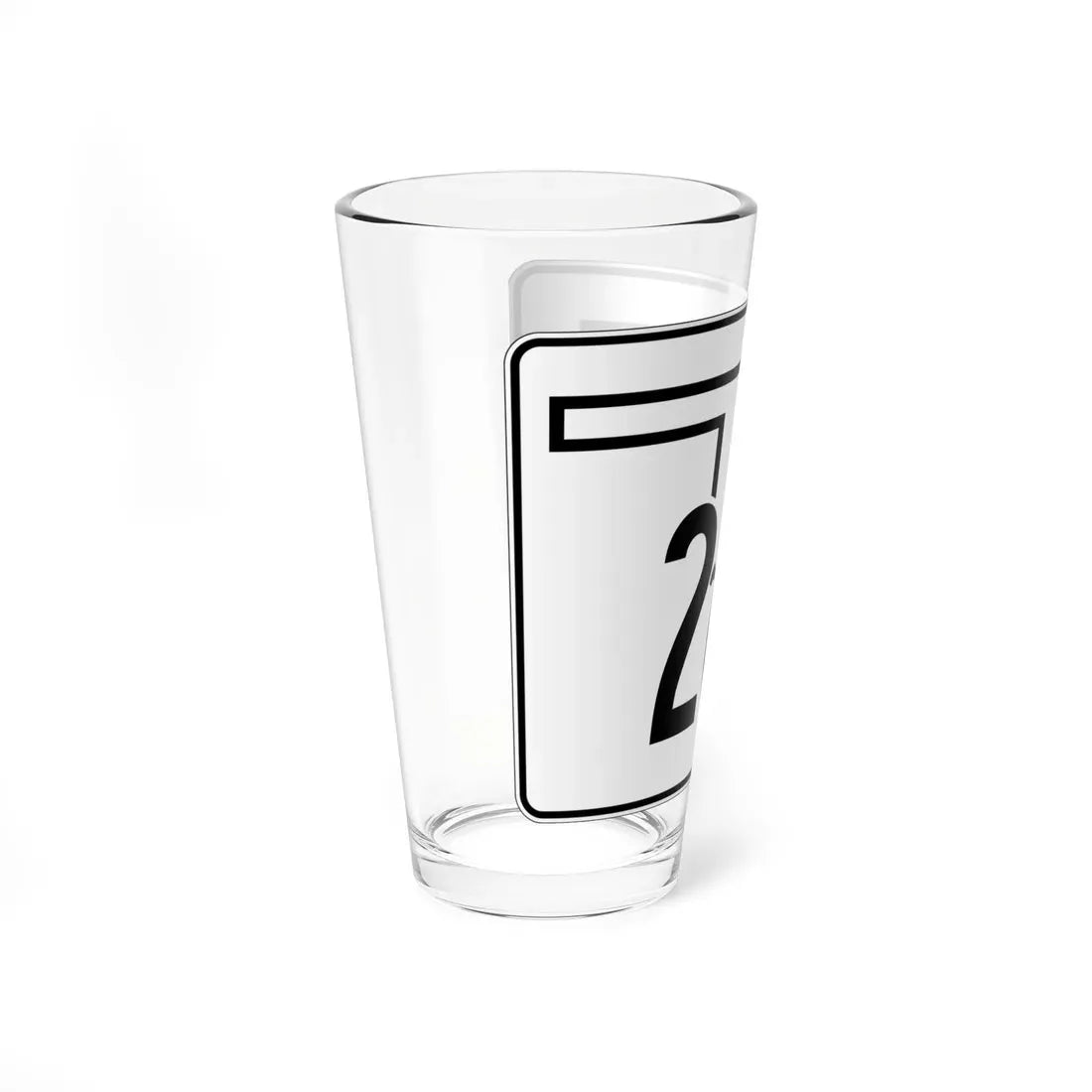 Oklahoma State Highway 266 (Oklahoma) (Road Sign) Pint Glass 16oz - Go Mug Yourself