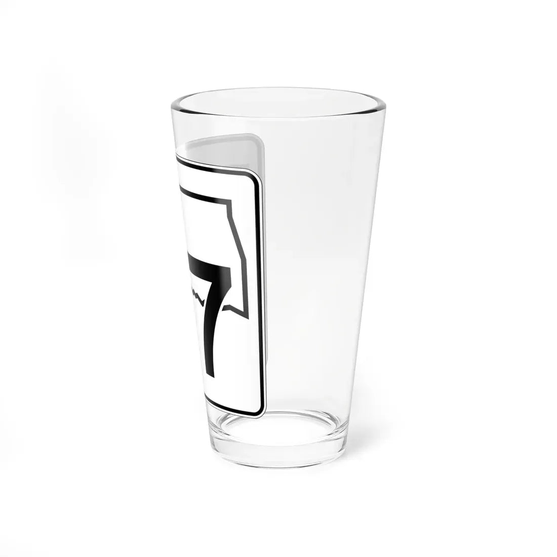 Oklahoma State Highway 27 (Oklahoma) (Road Sign) Pint Glass 16oz - Go Mug Yourself