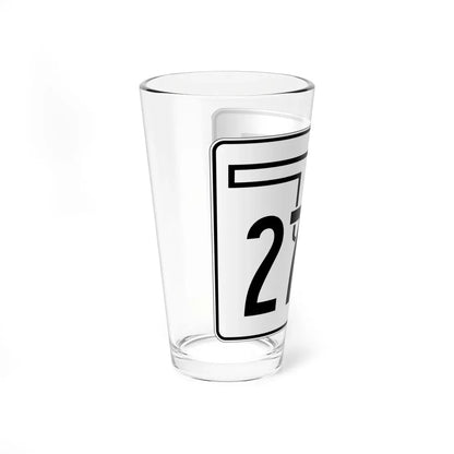 Oklahoma State Highway 270A (Oklahoma) (Road Sign) Pint Glass 16oz - Go Mug Yourself
