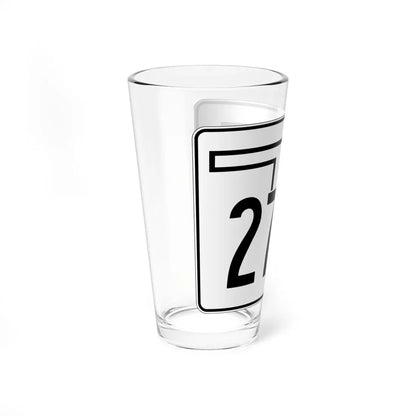 Oklahoma State Highway 271A (Oklahoma) (Road Sign) Pint Glass 16oz - Go Mug Yourself