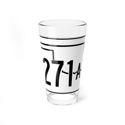 Oklahoma State Highway 271A (Oklahoma) (Road Sign) Pint Glss 16oz 16oz - Go Mug Yourself
