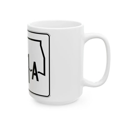 Oklahoma State Highway 271A (Oklahoma) (Road Sign) White Coffee Mug - Go Mug Yourself