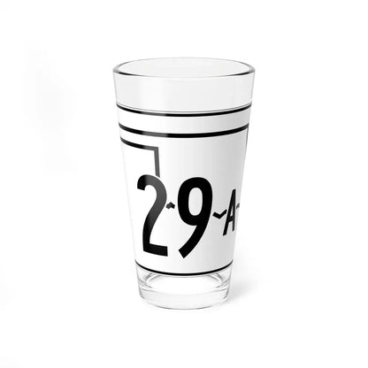 Oklahoma State Highway 29A (Oklahoma) (Road Sign) Pint Glass 16oz 16oz - Go Mug Yourself
