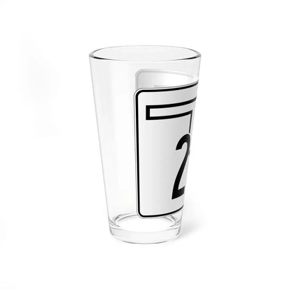Oklahoma State Highway 29A (Oklahoma) (Road Sign) Pint Glass 16oz - Go Mug Yourself