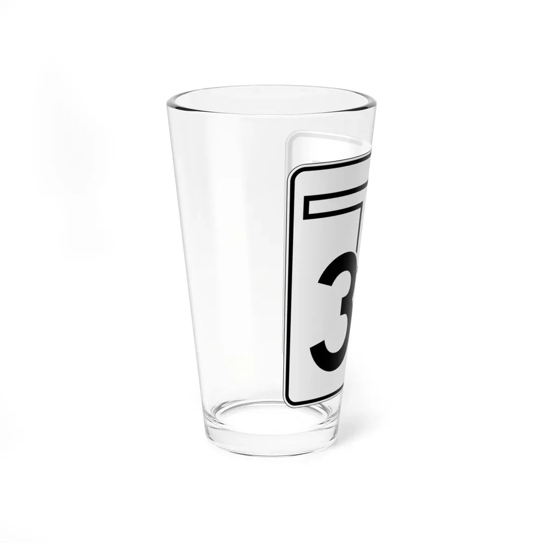 Oklahoma State Highway 30 (Oklahoma) (Road Sign) Pint Glass 16oz - Go Mug Yourself