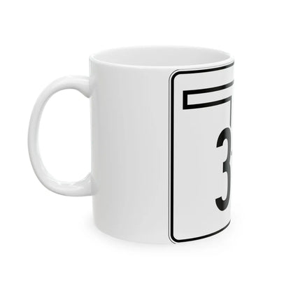 Oklahoma State Highway 301 (Oklahoma) (Road Sign) White Coffee Mug - Go Mug Yourself
