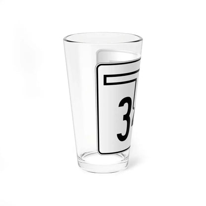 Oklahoma State Highway 344 (Oklahoma) (Road Sign) Pint Glass 16oz - Go Mug Yourself