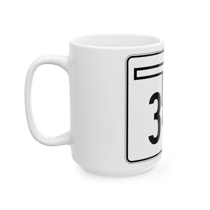 Oklahoma State Highway 344 (Oklahoma) (Road Sign) White Coffee Mug - Go Mug Yourself