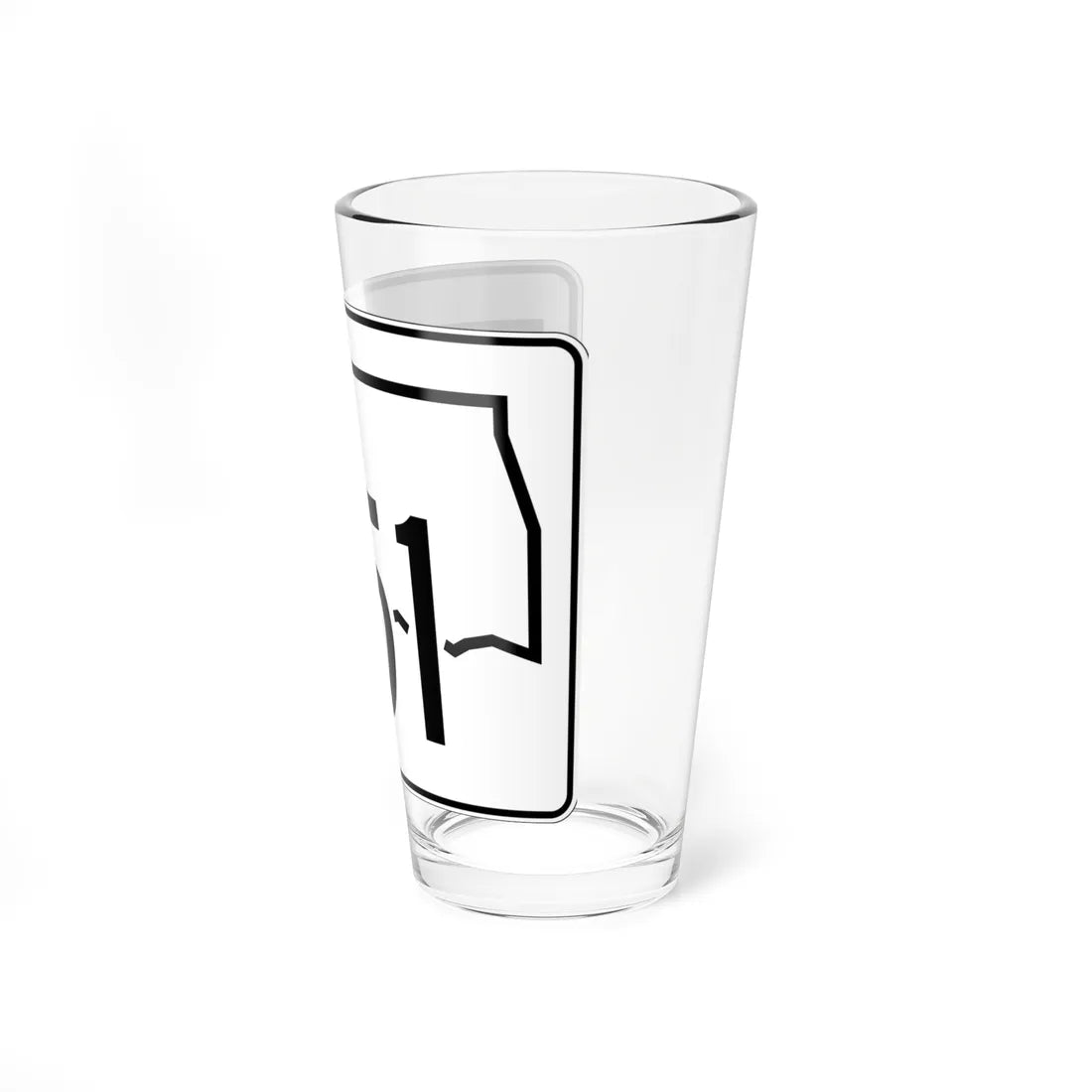 Oklahoma State Highway 351 (Oklahoma) (Road Sign) Pint Glss 16oz - Go Mug Yourself