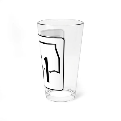 Oklahoma State Highway 351 (Oklahoma) (Road Sign) Pint Glss 16oz - Go Mug Yourself