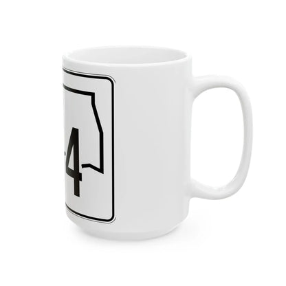 Oklahoma State Highway 364 (Oklahoma) (Road Sign) White Coffee Mug - Go Mug Yourself