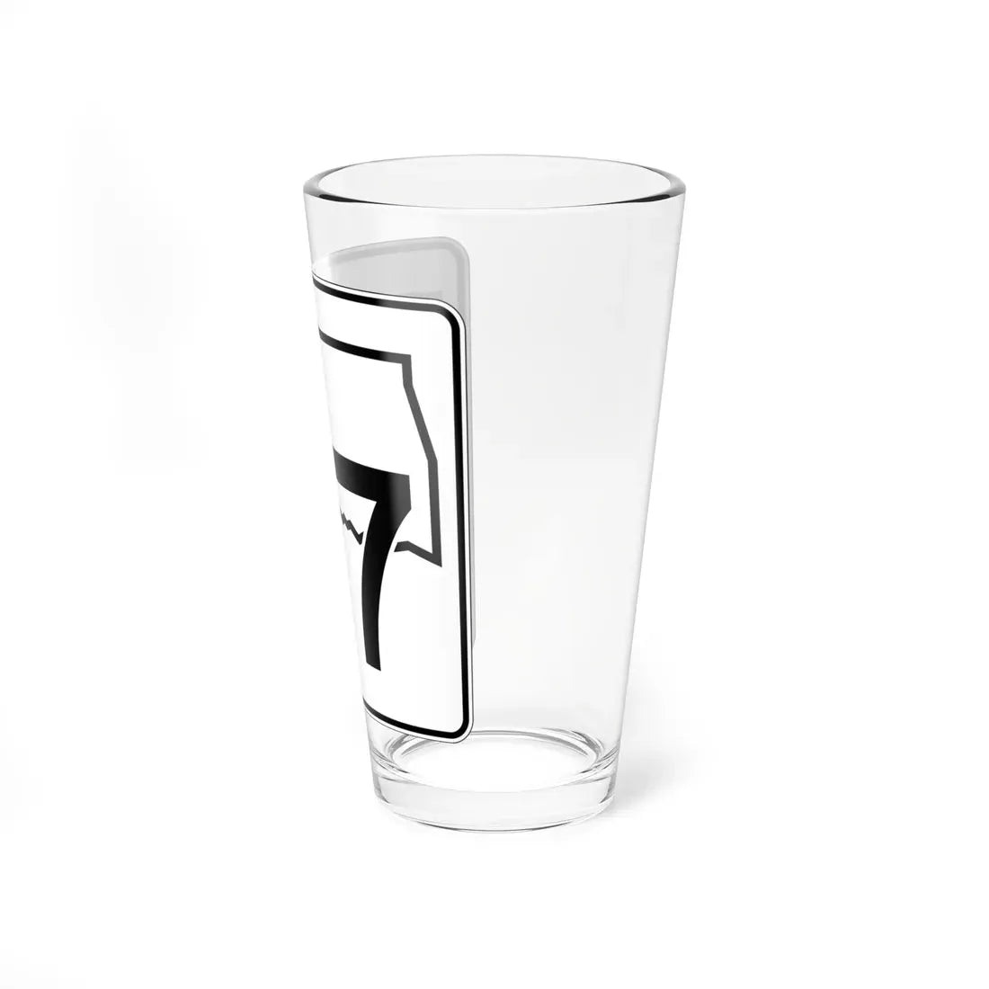 Oklahoma State Highway 37 (Oklahoma) (Road Sign) Pint Glass 16oz - Go Mug Yourself