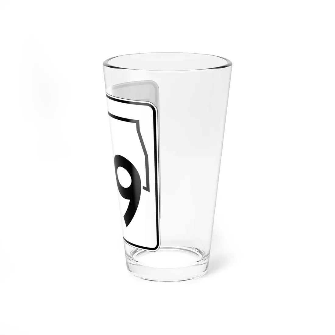 Oklahoma State Highway 39 (Oklahoma) (Road Sign) Pint Glass 16oz - Go Mug Yourself