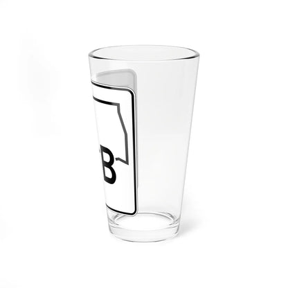 Oklahoma State Highway 3B (Oklahoma) (Road Sign) Pint Glss 16oz - Go Mug Yourself
