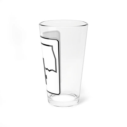 Oklahoma State Highway 4 (Oklahoma) (Road Sign) Pint Glss 16oz - Go Mug Yourself