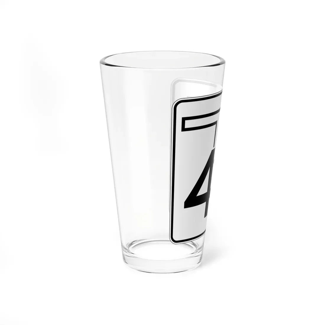 Oklahoma State Highway 44 (Oklahoma) (Road Sign) Pint Glass 16oz - Go Mug Yourself