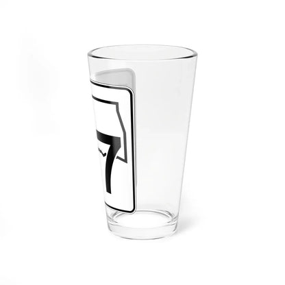 Oklahoma State Highway 47 (Oklahoma) (Road Sign) Pint Glass 16oz - Go Mug Yourself