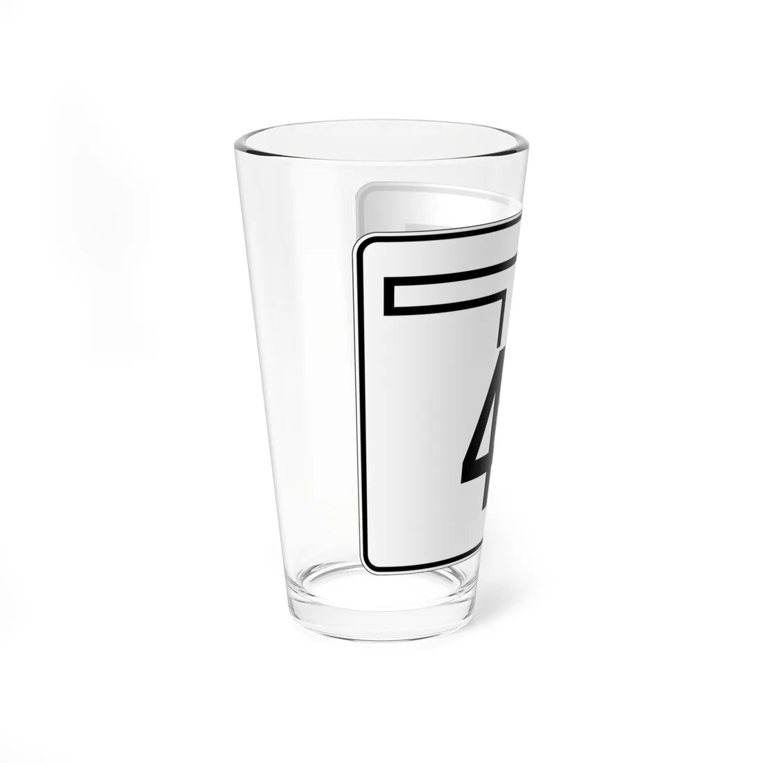 Oklahoma State Highway 47A (Oklahoma) (Road Sign) Pint Glss 16oz - Go Mug Yourself