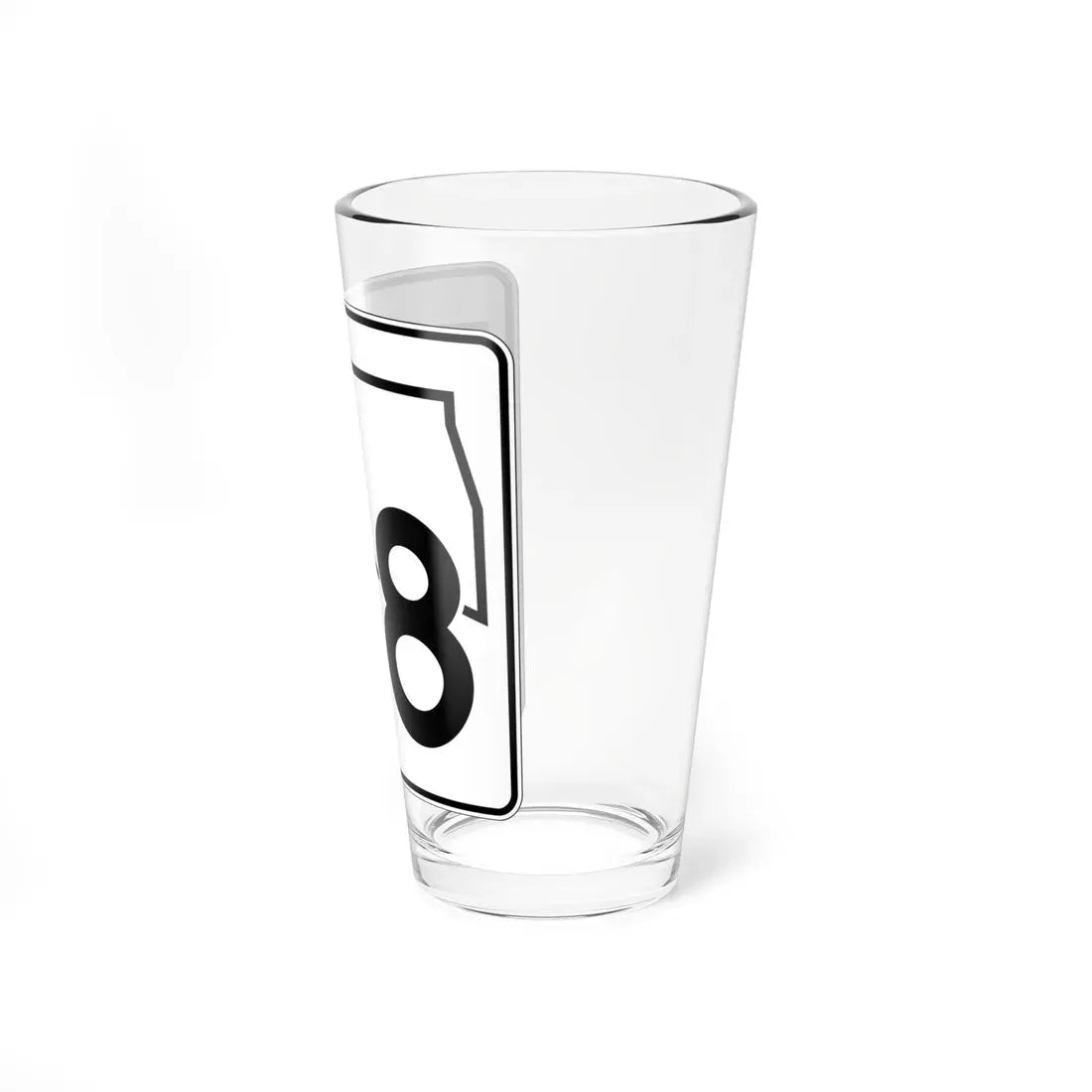Oklahoma State Highway 48 (Oklahoma) (Road Sign) Pint Glass 16oz - Go Mug Yourself
