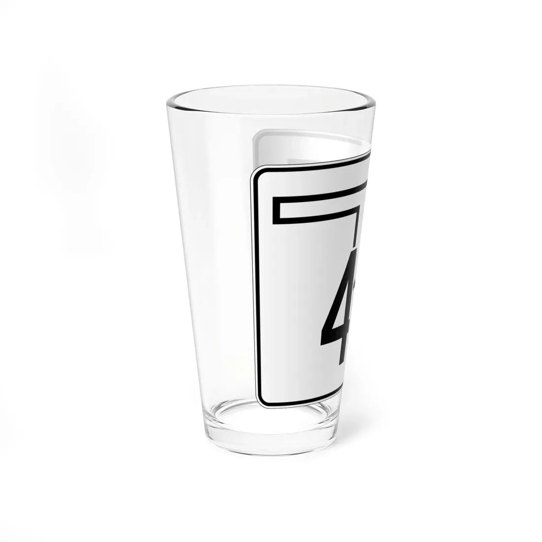 Oklahoma State Highway 48A (Oklahoma) (Road Sign) Pint Glass 16oz - Go Mug Yourself