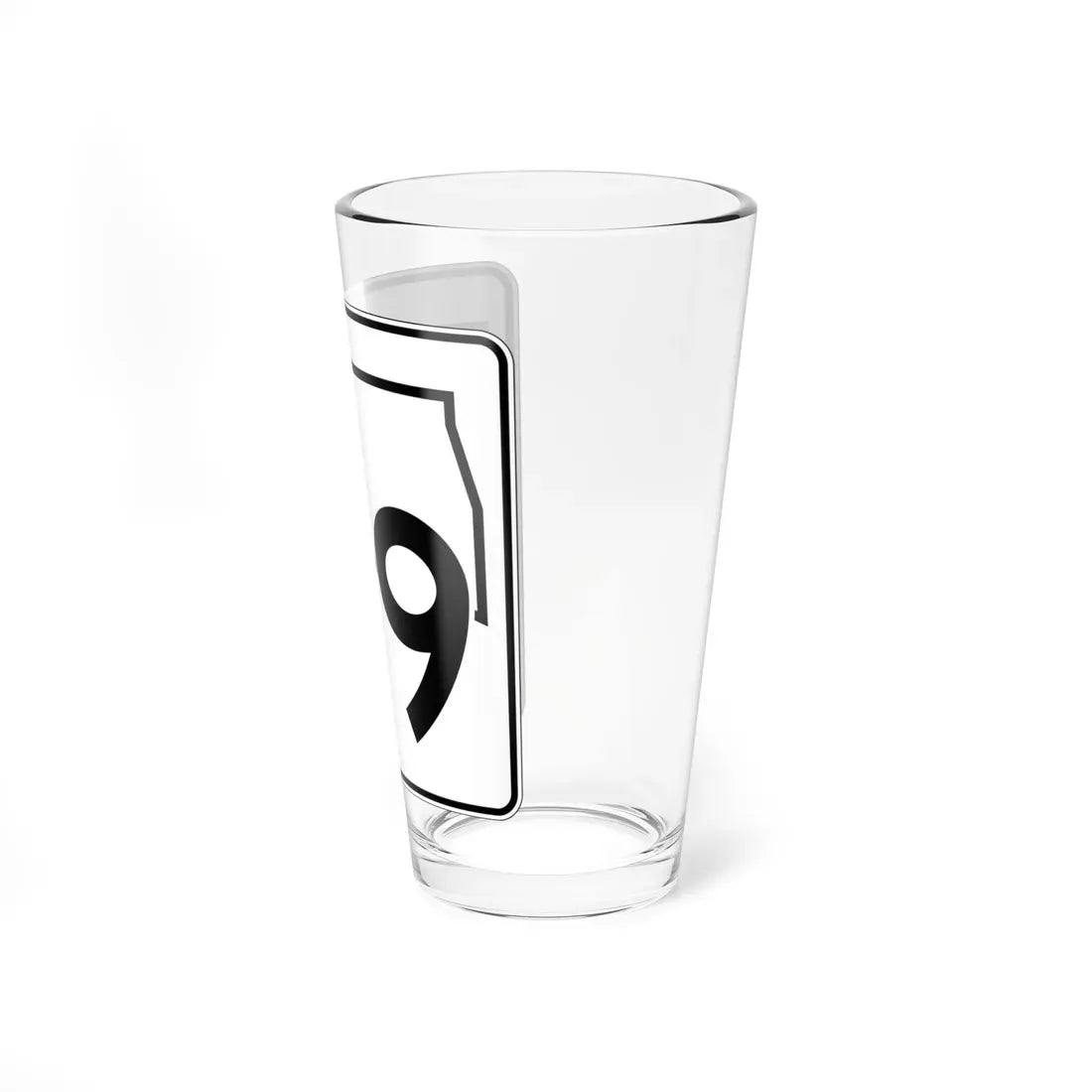 Oklahoma State Highway 49 (Oklahoma) (Road Sign) Pint Glass 16oz - Go Mug Yourself