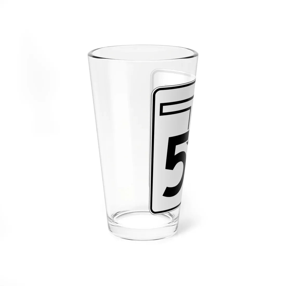 Oklahoma State Highway 50 (Oklahoma) (Road Sign) Pint Glass 16oz - Go Mug Yourself
