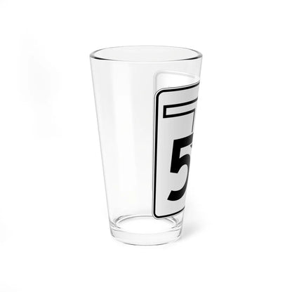 Oklahoma State Highway 53 (Oklahoma) (Road Sign) Pint Glss 16oz - Go Mug Yourself