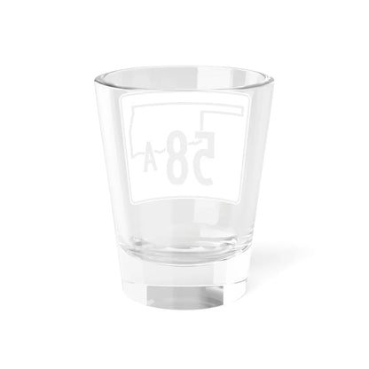 Oklahoma State Highway 58A (Oklahoma) (Road Sign) Shot Glass 1.5oz - Go Mug Yourself