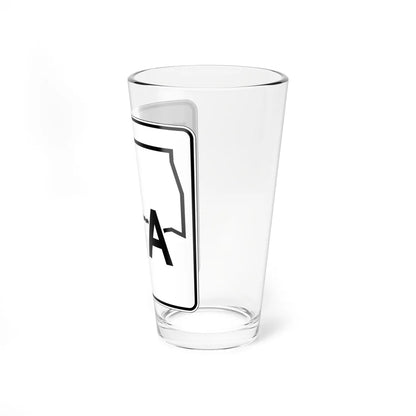 Oklahoma State Highway 5A (Oklahoma) (Road Sign) Pint Glss 16oz - Go Mug Yourself