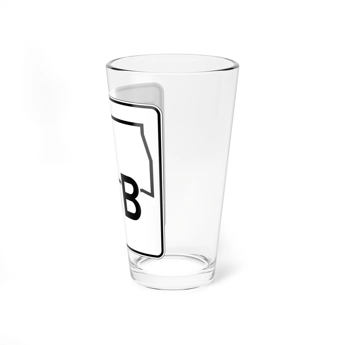 Oklahoma State Highway 5B (Oklahoma) (Road Sign) Pint Glss 16oz - Go Mug Yourself