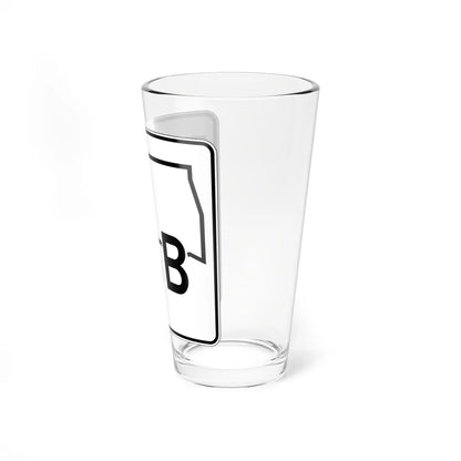 Oklahoma State Highway 5B (Oklahoma) (Road Sign) Pint Glss 16oz - Go Mug Yourself