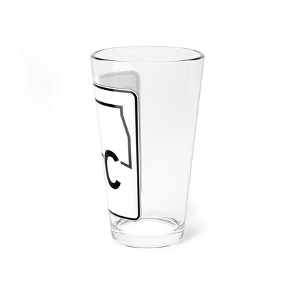 Oklahoma State Highway 5C (Oklahoma) (Road Sign) Pint Glss 16oz - Go Mug Yourself