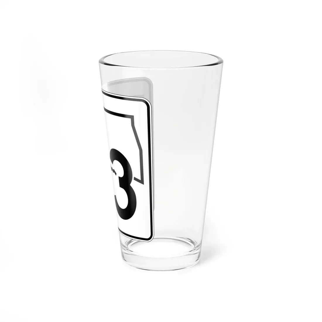 Oklahoma State Highway 63 (Oklahoma) (Road Sign) Pint Glss 16oz - Go Mug Yourself