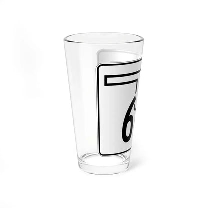 Oklahoma State Highway 64B (Oklahoma) (Road Sign) Pint Glass 16oz - Go Mug Yourself