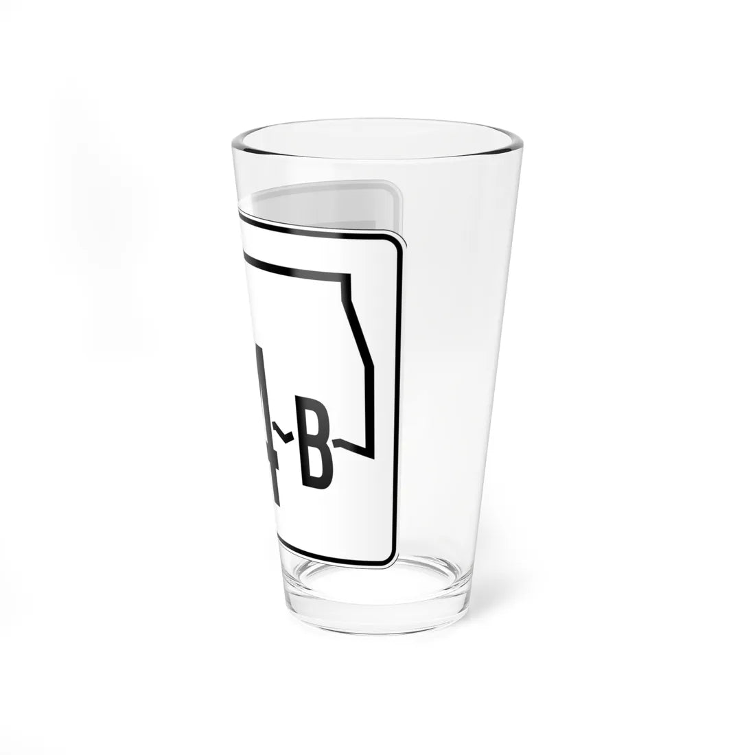 Oklahoma State Highway 64B (Oklahoma) (Road Sign) Pint Glss 16oz - Go Mug Yourself