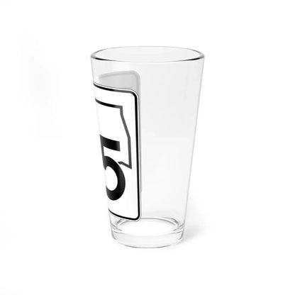 Oklahoma State Highway 65 (Oklahoma) (Road Sign) Pint Glass 16oz - Go Mug Yourself